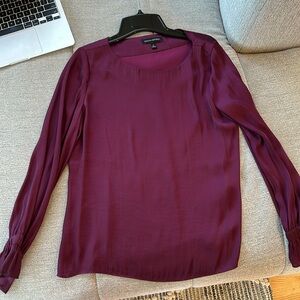 Maroon/purple blouse from banana republic